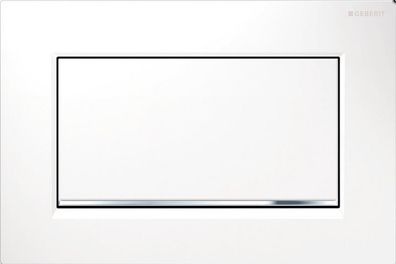 Geberit BetPl. Sigma30 verschraubbar f Spül-Stopp Zinkguss / we / hgl. chrom