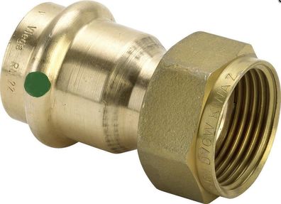 Viega Anschluss-Verschraubung Sanpress RG m SC-Contur flachdichtend 22mmx3/4