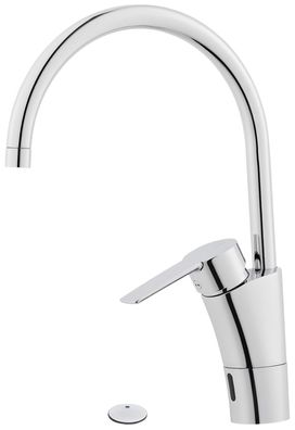 MORA CERA duo Spültisch Hybrid m. Hygienespülung m. Absperrventil Batterie mit Sensor