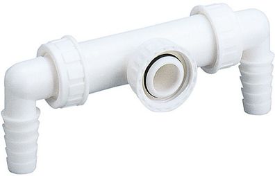 Dallmer Waschgeräte-Doppelanschluss für Waschgeräte-Siphon HL 400 1