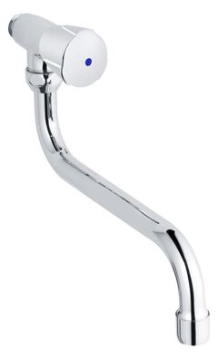 Wandschwenkventil Serie classic-line 2 mit Classic-line Griff kalt, schwenkbarem S-Ro