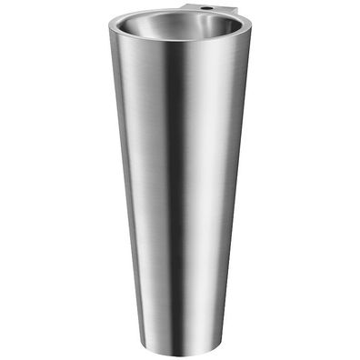 Delabie WT BAILA Hahnloch D35 mittig o.Überlauf Edst. 1.4301 sat