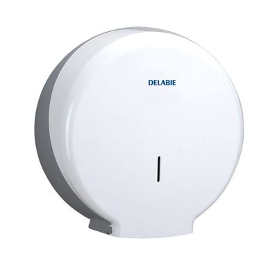 Delabie WC-Papierhalter Hypereco f. Papierro. 400m ABS weiß