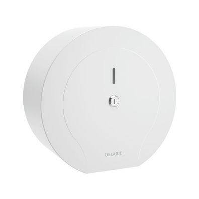 Delabie WC-Papierhalter f. Rolle 400m Edst. 1.4301 pulverbesch. weiß