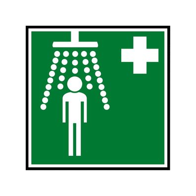 Delabie Hinweisschild Sicherheits-Körperdusche