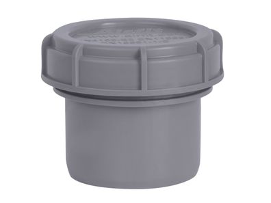 airfit Endstopfen DN 50mit Schraubverschlusskappe, grau