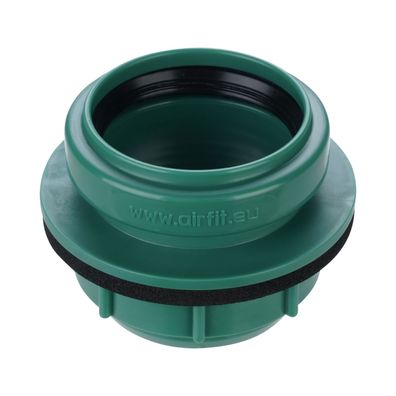 airfit Anschraub-Muffe DN 50, grünaus PP, UV stabilisiert