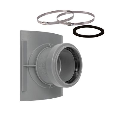 airfit Sattel-Abzweig DN 160x50incl. 2 Befestigungsschellen, W2