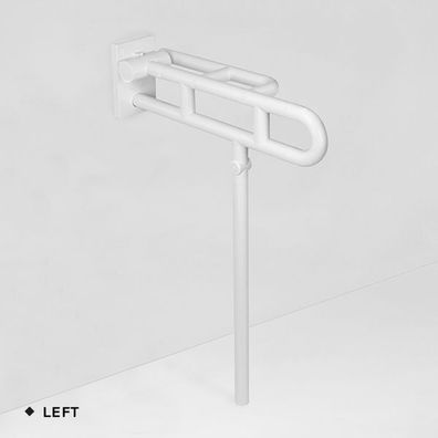 pba 01 Stützklappgriff rechts AP 605mm, aus Nylon, mit Bodenstütze