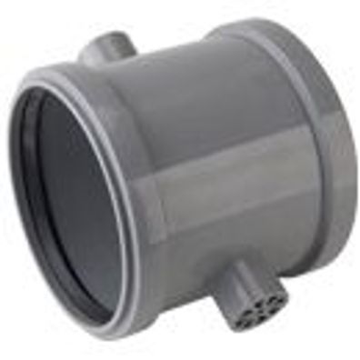 airfit PP-Doppelschiebemuffe Plus DN 160für HT-Rohre, grau