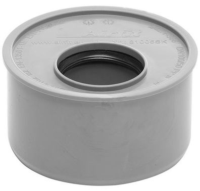 airfit Superkurz-Reduzierstück DN 110x50aus PP, grau