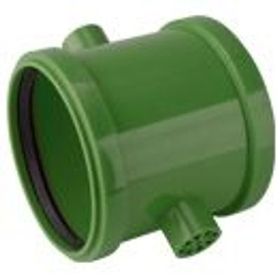 airfit PP-Doppelschiebemuffe Plus DN 160für KG-Rohre, grün