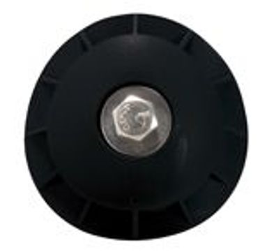 airfit Rohranbaustopfen DN 110als nachträgl. Reinigungsöffnung, chwarz