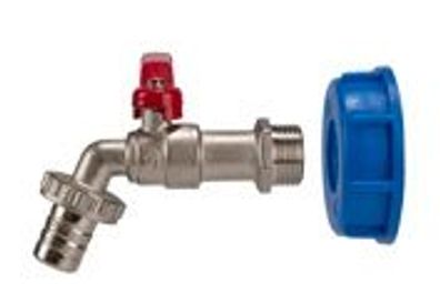 airfit Tankventil Kugelhahn 3/4" undÜberwurfmutter 59mm