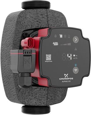 Grundfos Hocheffizienz Umwälzpumpe ALPHA2 GO 25-90 180 220-240V 9H DG0