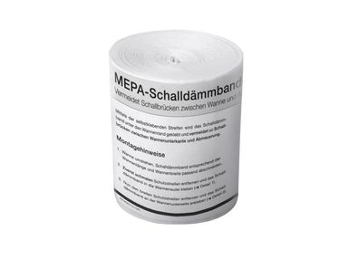 MEPA Schalldämmband aus PE-Schaumstoff, Länge 3,30 m, je Stück