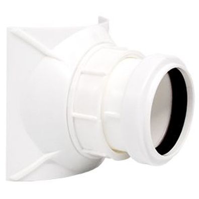 airfit Schraubabzweig DN 125/50weiß , Z-42.1-603