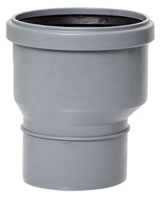 airfit Reduzieradapter Muffe DN 110Spitzende 90, exzentrisch, aus PP