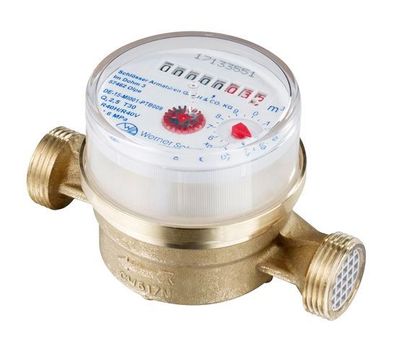 JS Einstrahlzaehl. ETW Modularis BIS 90 GRAD, 3=2,5, G 3/4",80MM