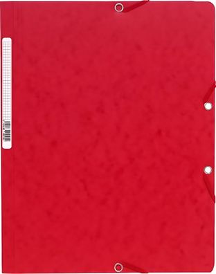 Eckspannmap A4+ mE Cspan 400g rot