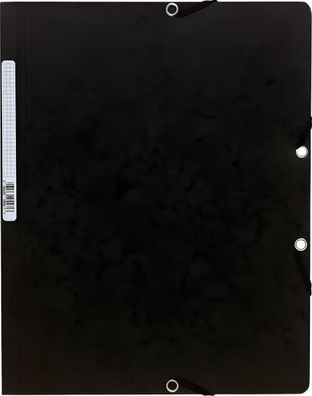 Eckspannmap A4+ mE Cspan 400g sch