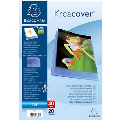 Sichtmappe A4 KC Croma. 20 Hül blau