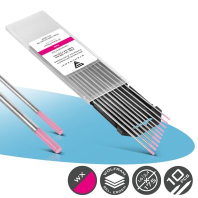 Stahlwerk Wolframelektroden WX Pink 1,6 + 2,4 mm je 5 im praktischen 10er Set