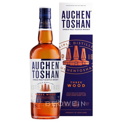 Auchentoshan Three Wood 0,7 l - Lowland Single Malt Scotch Whisky