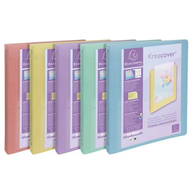 Ringbuch 4R 30mm PP A4+ Krea Pastel