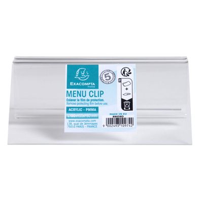 Klemmkartenhalter M (100mm breit)