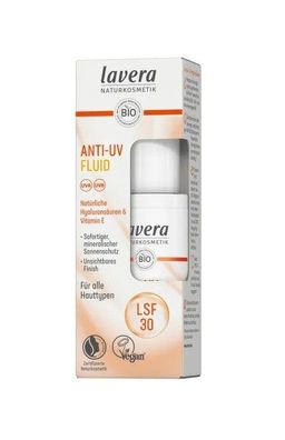 Lavera Naturkosmetik - Anti-UV Fluid LSF 30 - 30 ml