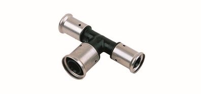 Henco T-Stück erweitert PVDF-Pressfittings