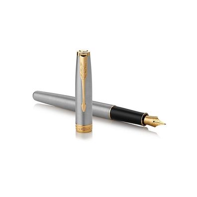 Parker Sonnet Füllfederhalter Brushed Metal G.C., Feder B