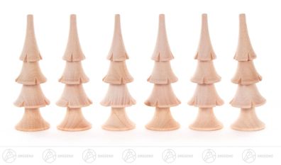 Baum Massivholzbäume natur H=ca 8 cm NEU Erzgebirge Holzbaum Weihnachtsbaum