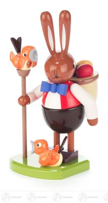 Hase Eierhändler groß BxHxT 8,5 cmx17,5 cmx10 cm NEU Osterhase Osterdeko