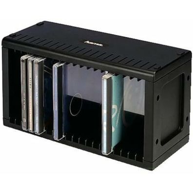 hama 20er CD-/DVD-Regal CD-Rack 20 schwarz
