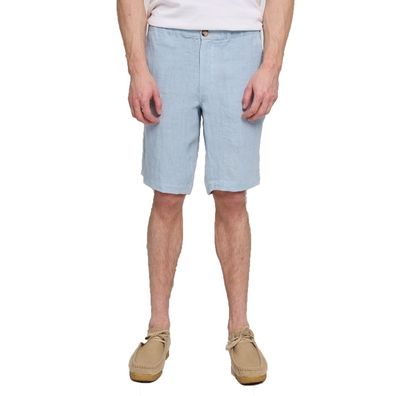 MAZINE Short Regular Linen pastel blue