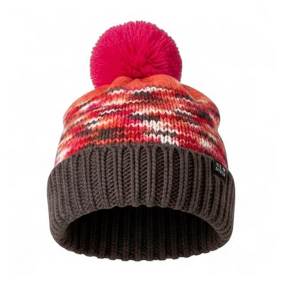 Jack Wolfskin Hopewell Rocks Cap Damen Winter Mütze Bommelmütze 1906441-3032