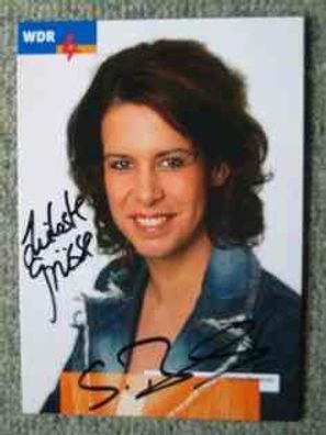 WDR Fernsehmoderatorin Sylvia Bommes - handsigniertes Autogramm!!!