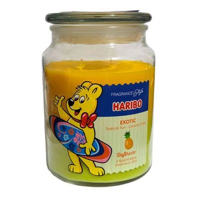 Haribo Duftkerze Exotic 510g Brenndauer?1 00 Stunden