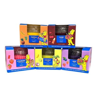 Haribo Duftkerze Fruchtig – 5x85g 425g Set süße Duftmomente