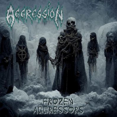 Aggression = Frozen Aggressors = VINYL LP ALBUM = TRASH SPEED HEAVY METAL ROCK
