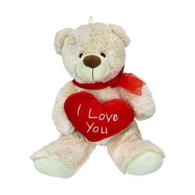 Plüschbär mit Herz Kuschelbär I Love You als Geschenk 20 cm