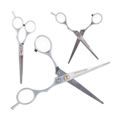 Professionelle Gerade Friseurschere aus Edelstahl - Scharfer Stahl - ca. 15 cm