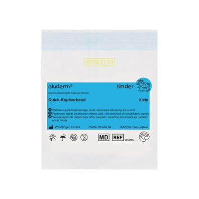 aluderm Kinder Quickkopfverband groß 8 cm