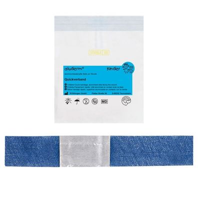 aluderm Kinder Quickverband klein 1 m x 4 cm