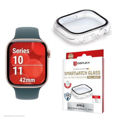 Displex Full Body Apple Series 10/11, 42mm, clear