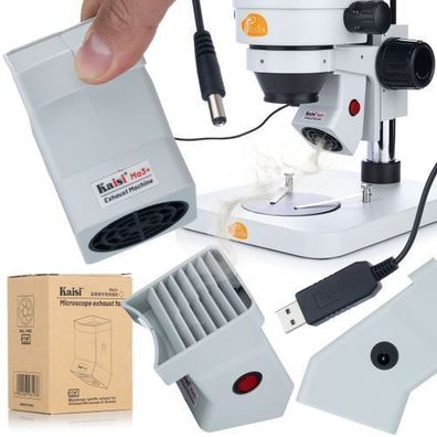 Rosfix Rauchabsauger Ma3+ Mini – 12V USB | für Stereomikroskop Planets Pro