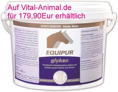 Equipur Glykan - Hochleistungs-Gelenkkur für Pferde (3 kg) - Premium-Qualität von Vet