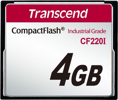 4 GB Transcend Industrial CompactFlash SLC CF Compact Flash 4GB TS4GCF220I